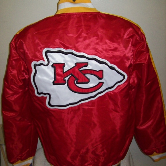 STARTER 2019 Fall Jackets & Coats Kansas City Chiefs Starter Snap